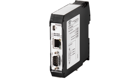 Ixxat is CAN Ethernet Bridge, the side of the unit has 1 rj45 Ethernet connector  and 1 CAN db9 connector.  Pin assignment for the CAN Connector  and Power Connector are on the label.