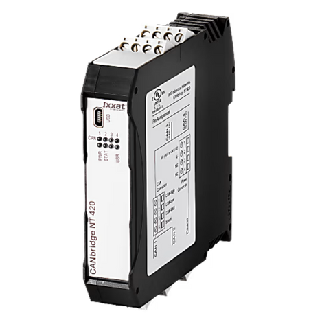 Ixxat CAN@net NT 420 enables easy CAN FD network monitoring and expansion over Ethernet