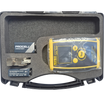 Hi-Port Controls HP-25 includes 2 9 volt batteries, a cable end test plug, the HP-25 handheld device all in a hard shell carrying case.