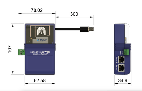 sensorProbe+ Wireless Tunnel™ Server - gizmo