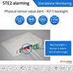 STE2 alarming in standalone monitoring using SensDesk techonlogy   has RJ11 connector turn red when in alram state.