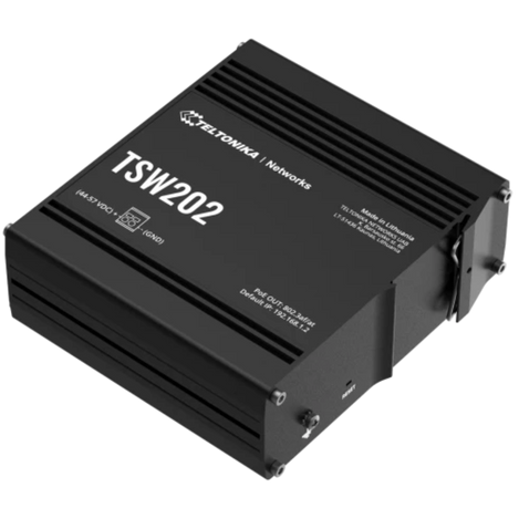 TSW02  is a managed PoE+ Ethernet switch, designed to provide granular network management capabilities while centralizing power distribution.