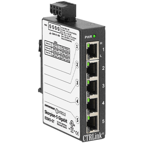 EISK-GT Gigabit 5 port Ethernet Switch – Grid Connect
