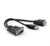 DB9 to DB9/USB Adapter Cable